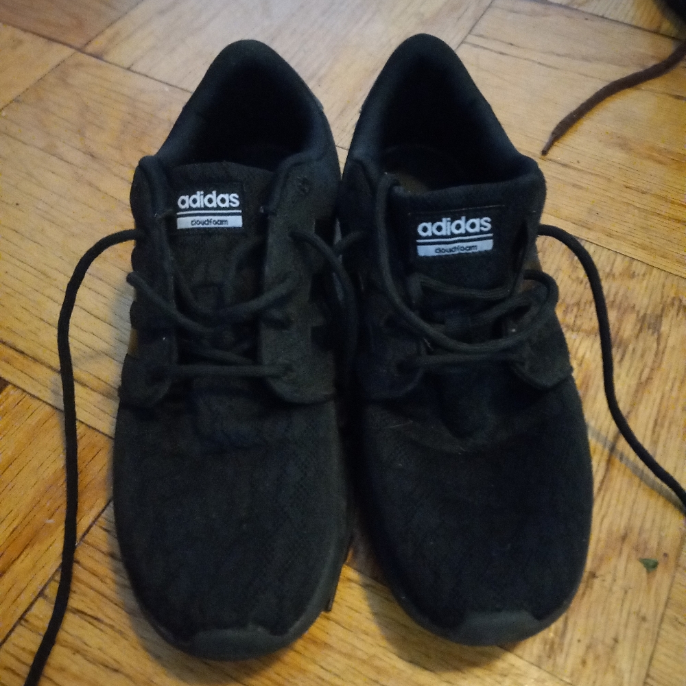 Adidas Cloudfoam Black Athletic Shoe US Size 10